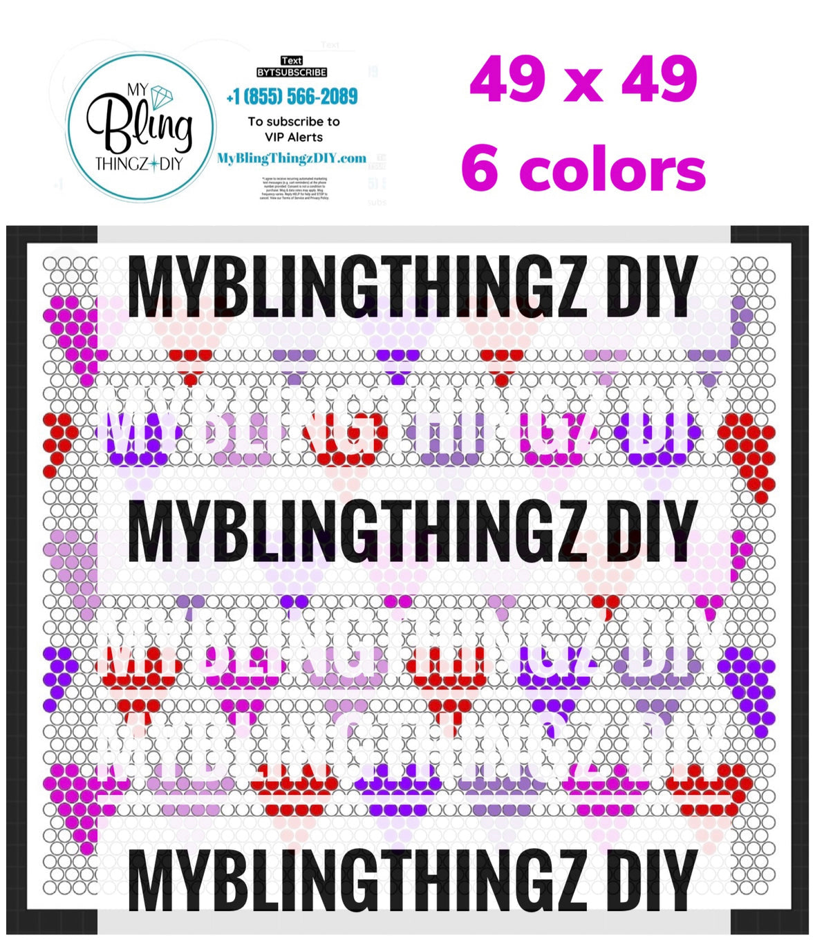 Tumbler Template Bling Box - #48
