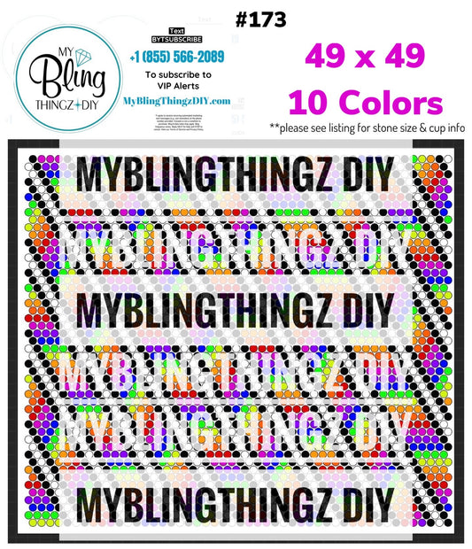 Tumbler Template Bling Box - #173