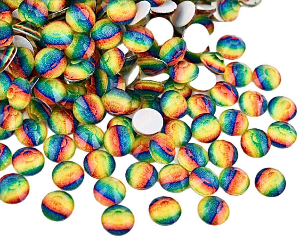 Fruit Stripe Glass Crystals