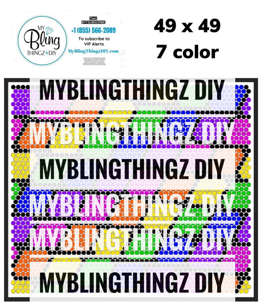 Tumbler Template Bling Box - #32 - NEON RESIN