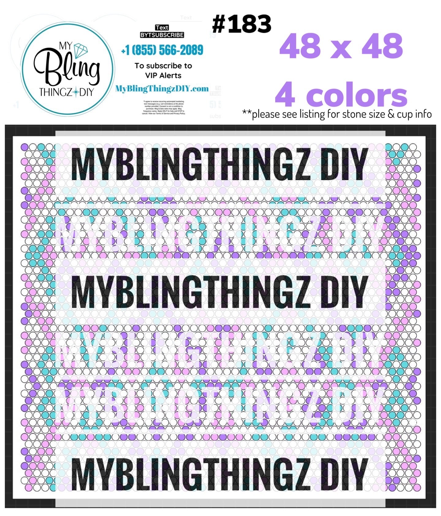 FREE Rhinestone Template No. 183