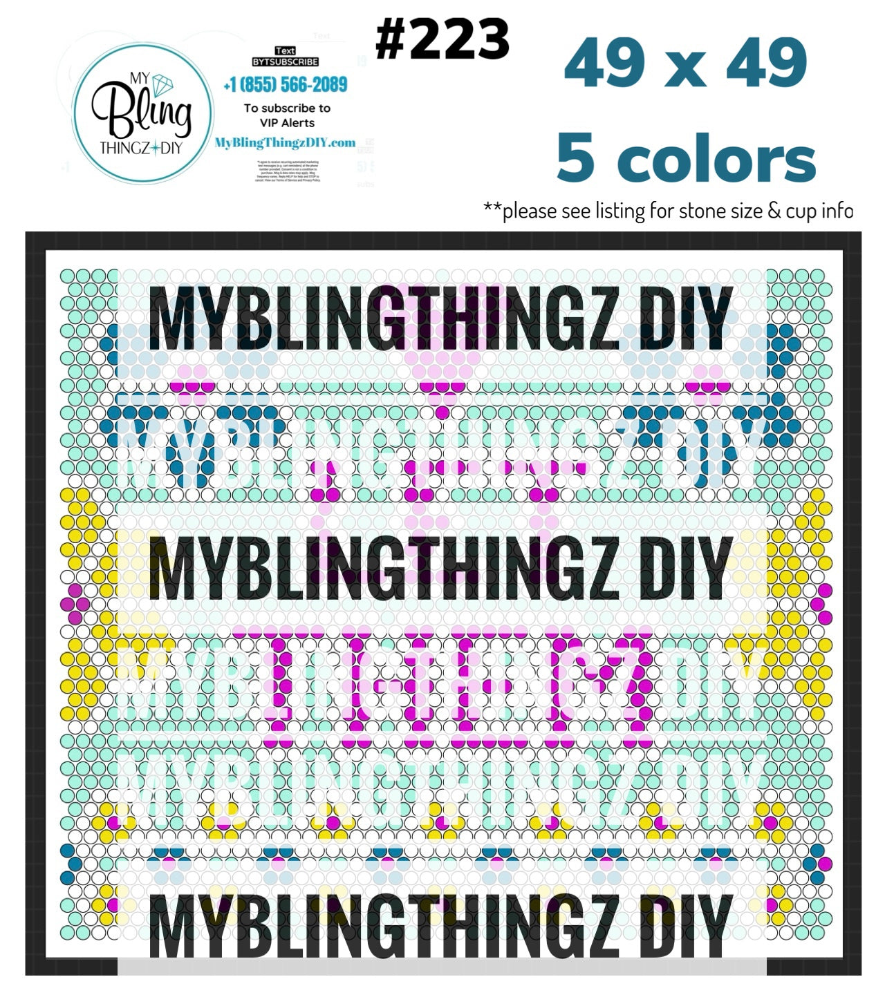 FREE Rhinestone Template No. 223