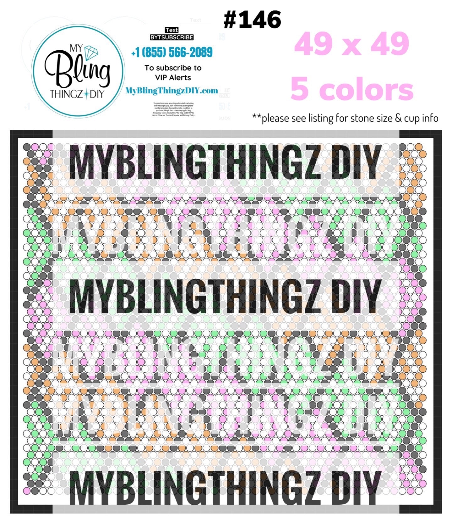 FREE Rhinestone Template No. 146