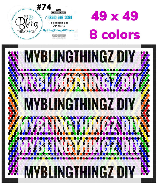 Tumbler Template Bling Box - #74