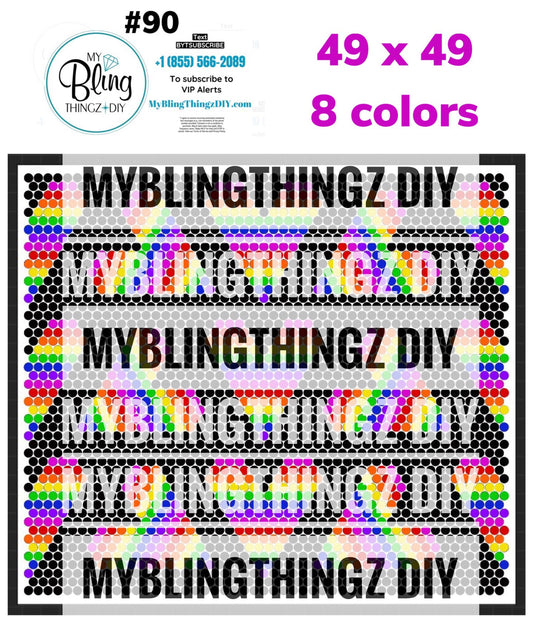 Tumbler Template Bling Box - #90