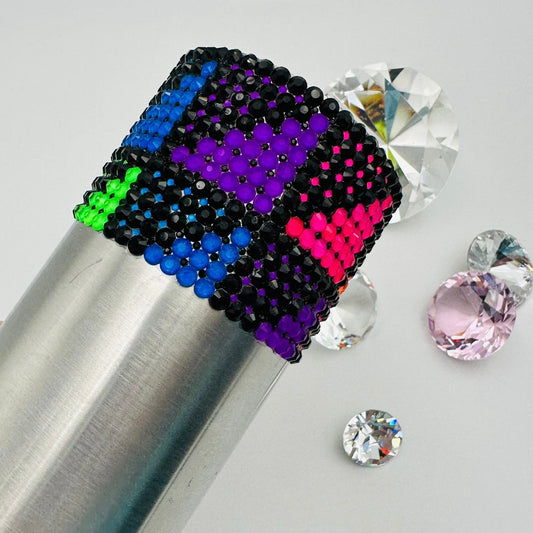 Bling Deluxe Grid Neon Rainbow Cup Kits