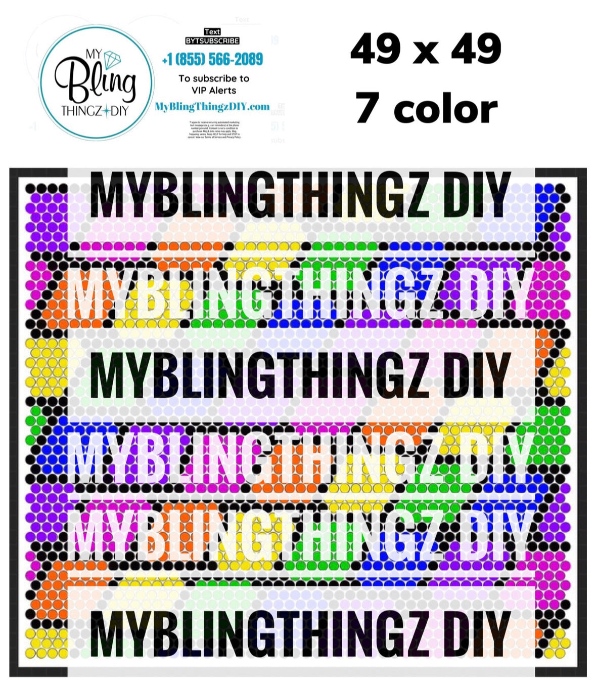 Tumbler Template Bling Box - #32