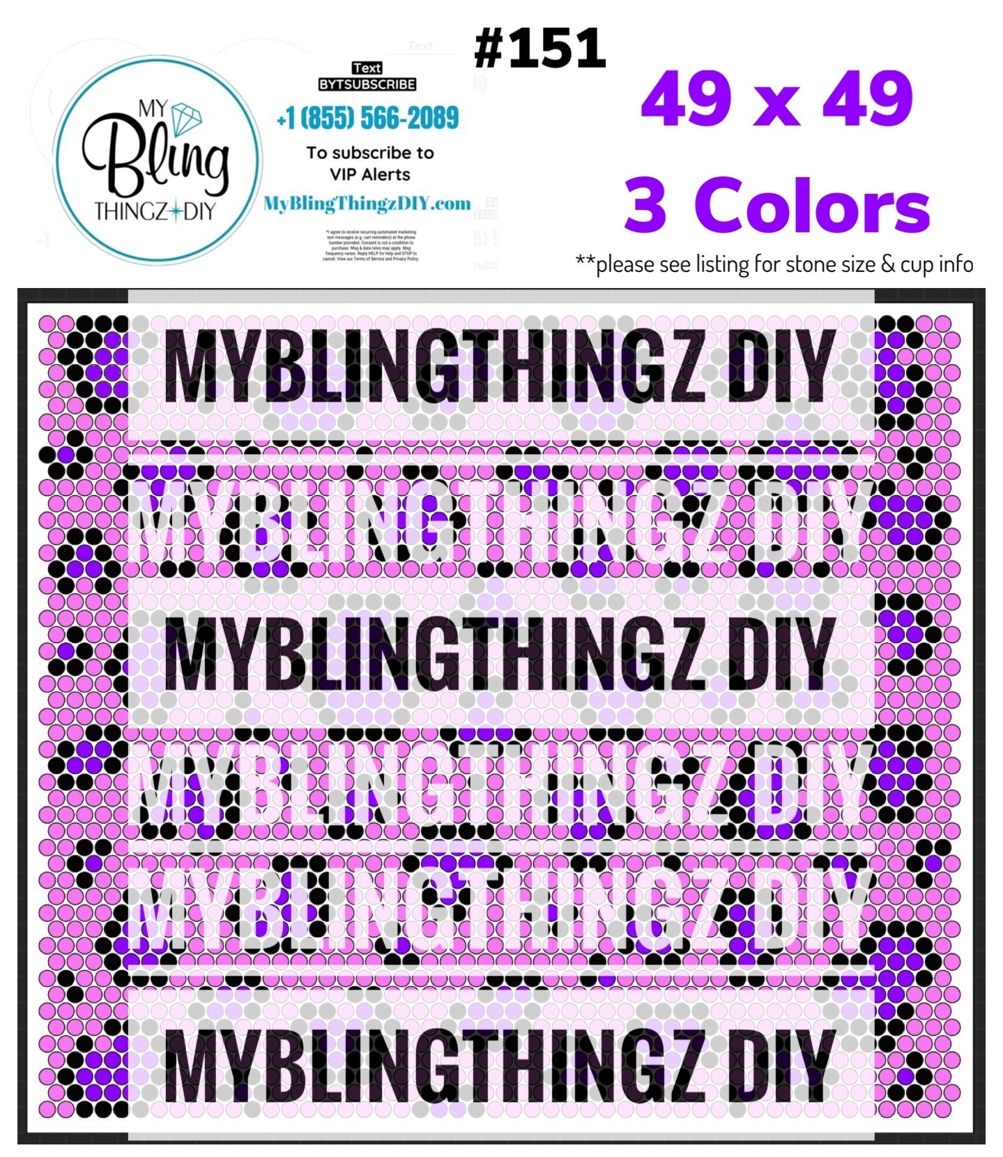 FREE Rhinestone Template No. 151