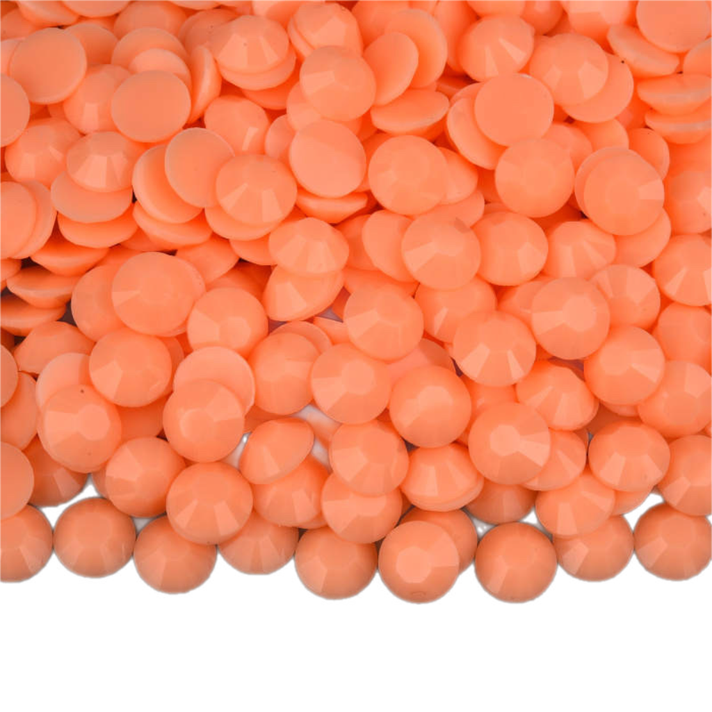 Macaroon Hyacinth Resin Jelly Round Flat Back Rhinestones
