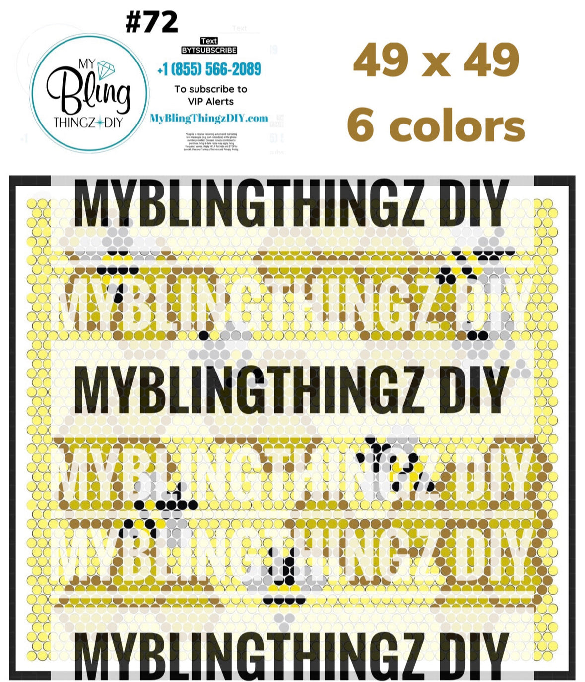 Tumbler Template Bling Box - #72