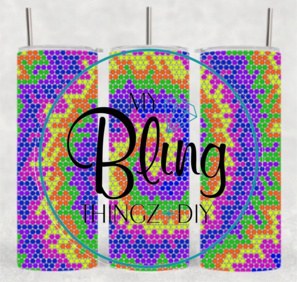 Sublimated Template Cup - #93 Tie Dye
