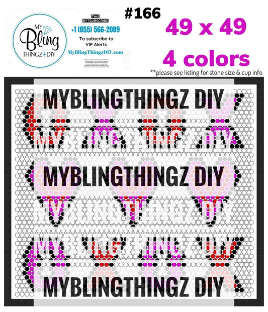 Tumbler Template Bling Box - #166