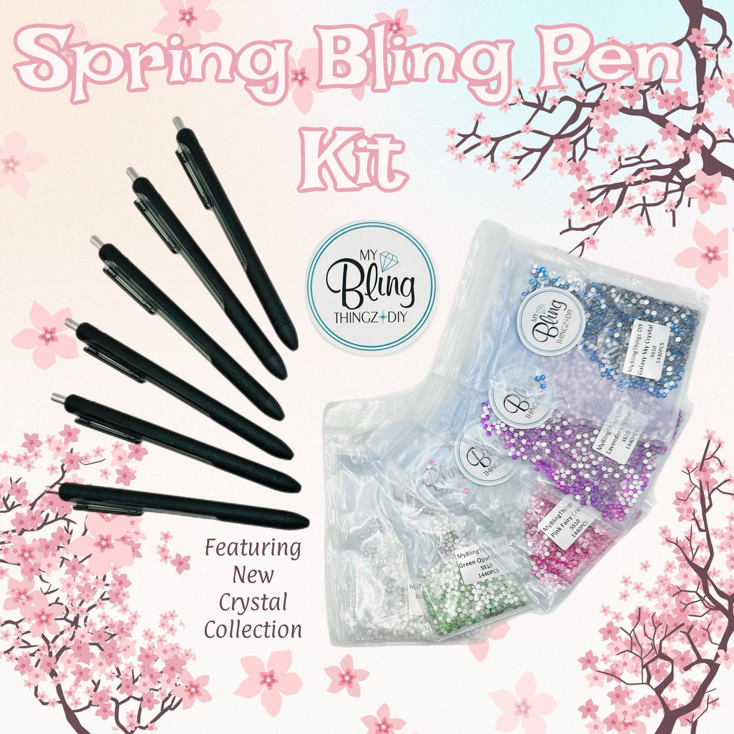 Spring! Bling Pen Kit 🌸🌱🌷