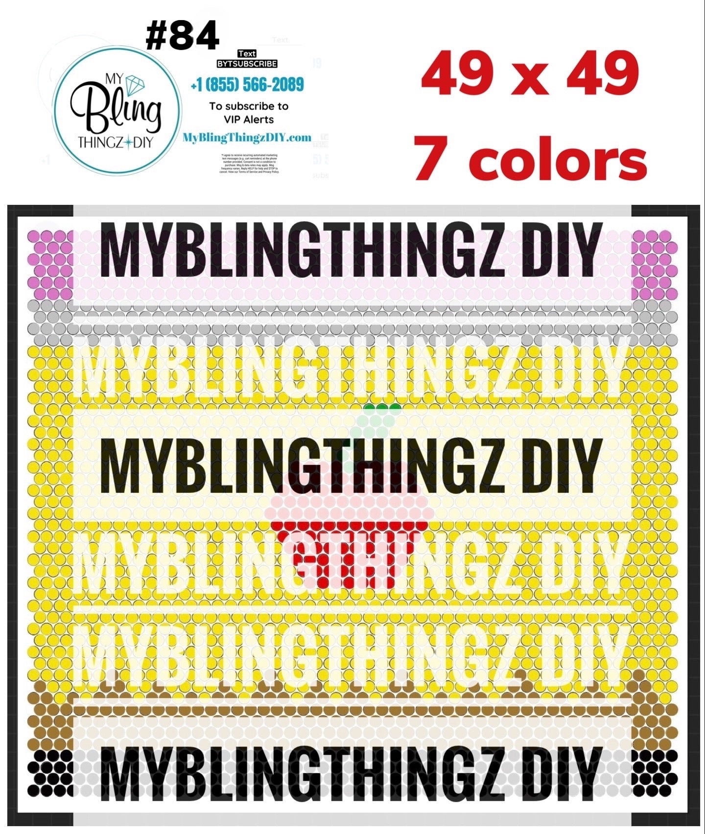 Tumbler Template Bling Box - #84