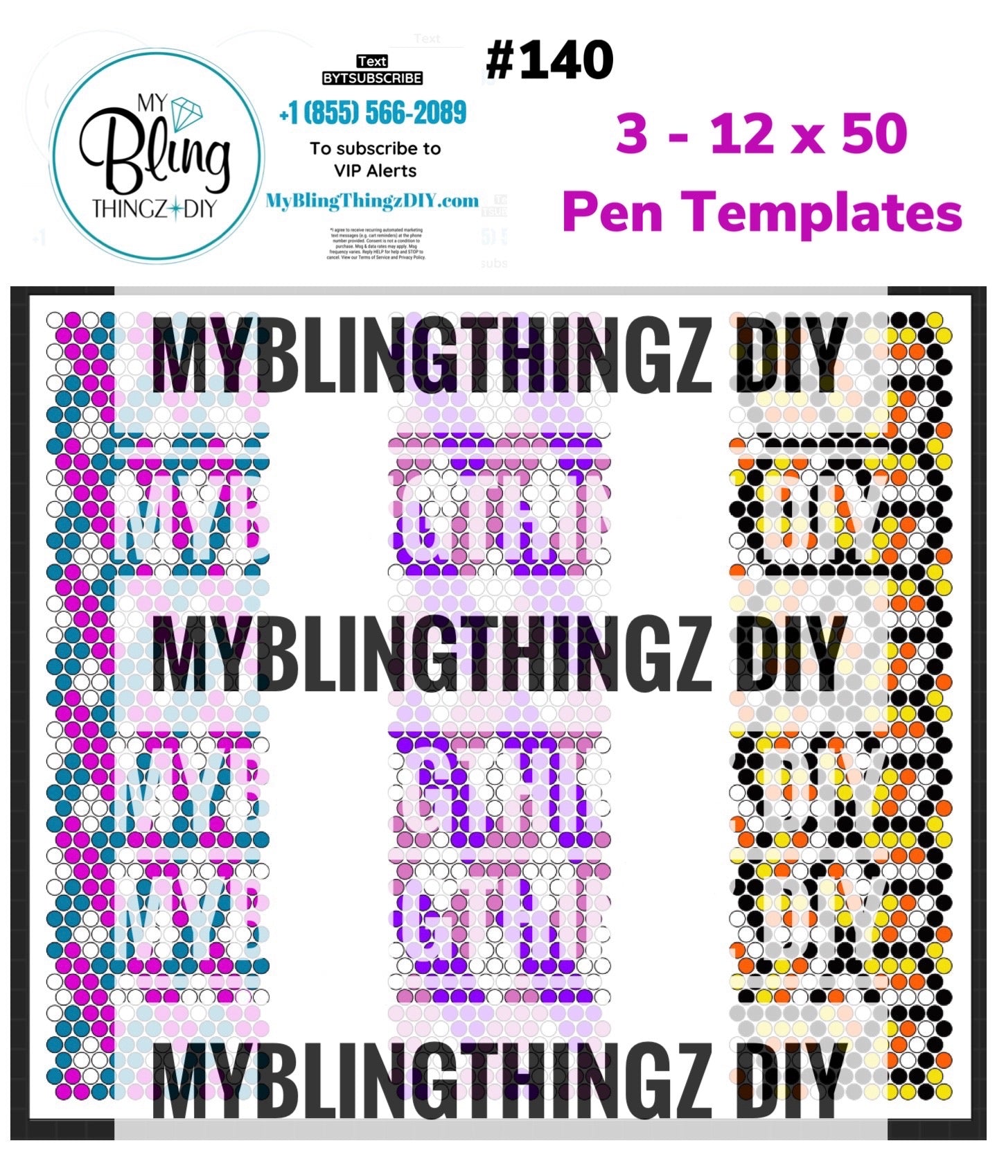 FREE Rhinestone Template No. 140