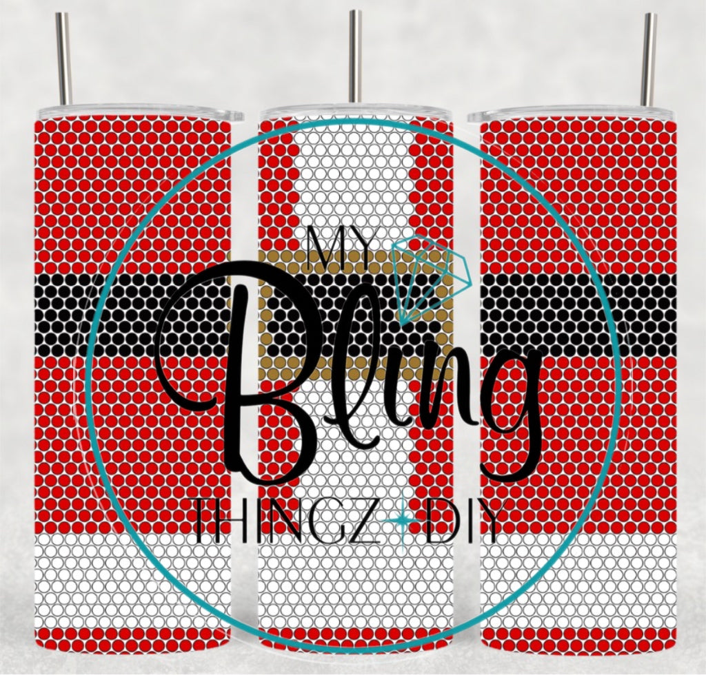 Sublimated Template Cup - Santa Belt