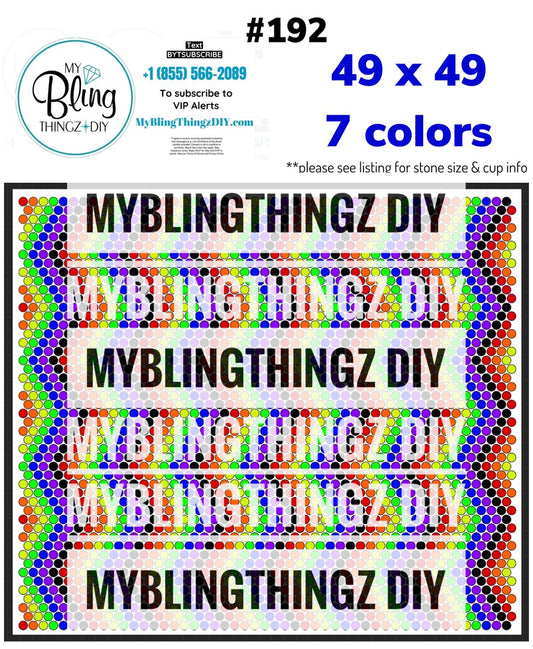 Tumbler Template Bling Box - #192