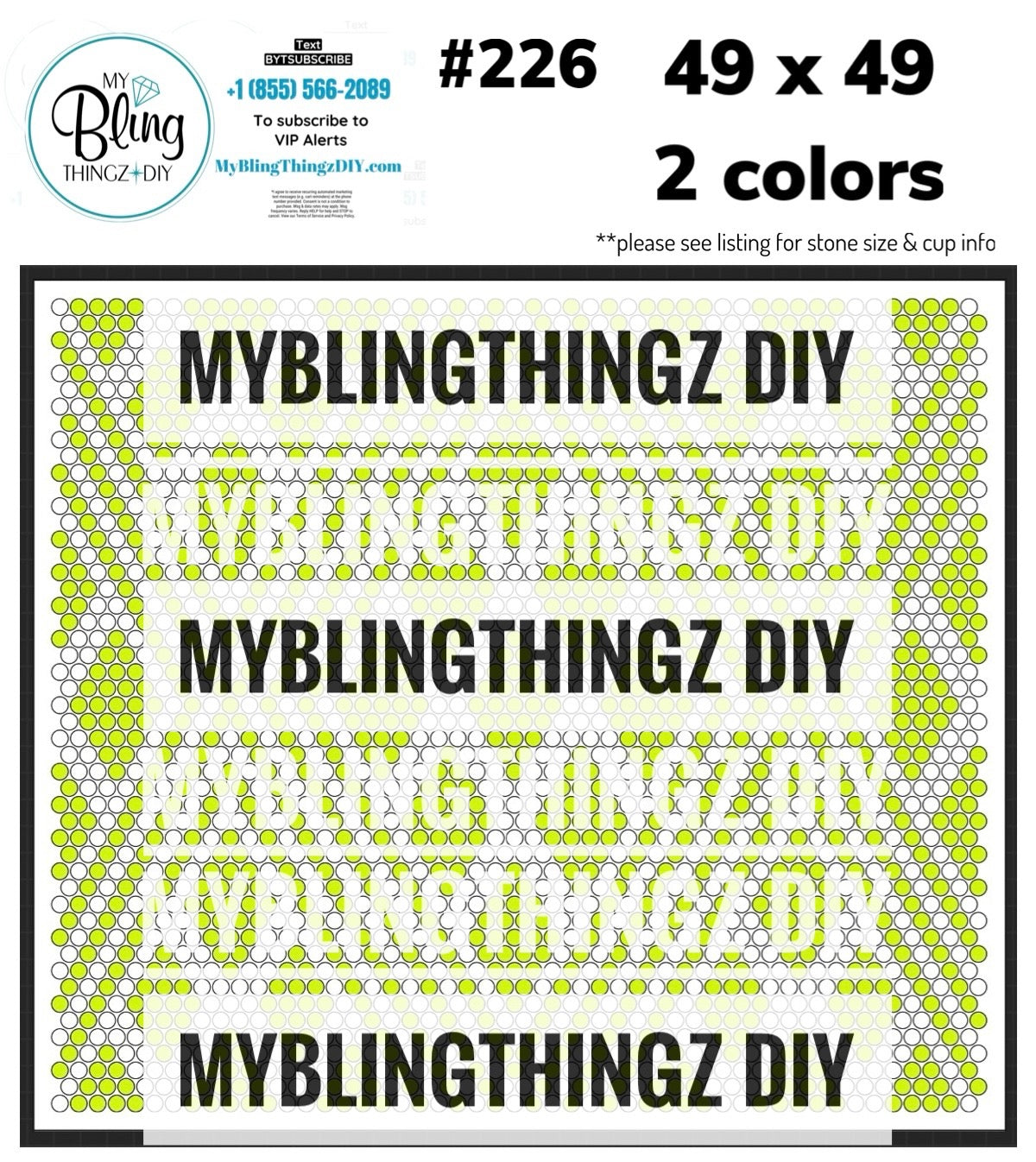FREE Rhinestone Template No. 226