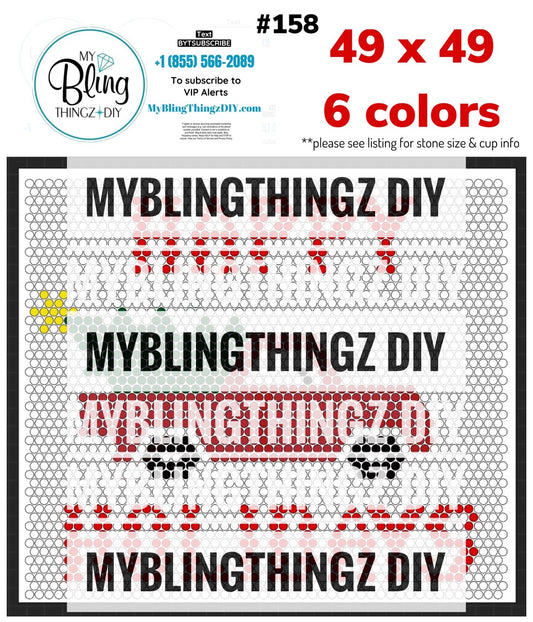 Tumbler Template Bling Box - #158