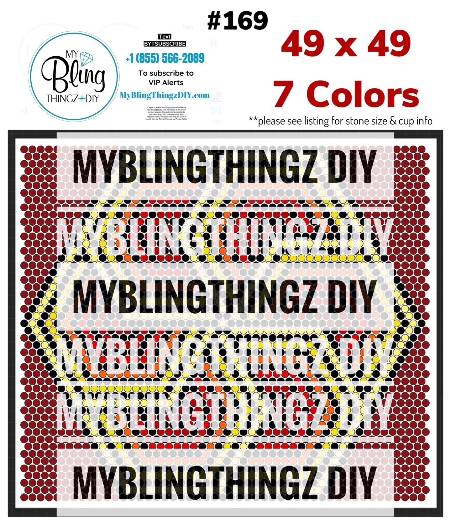 FREE Rhinestone Template No. 169