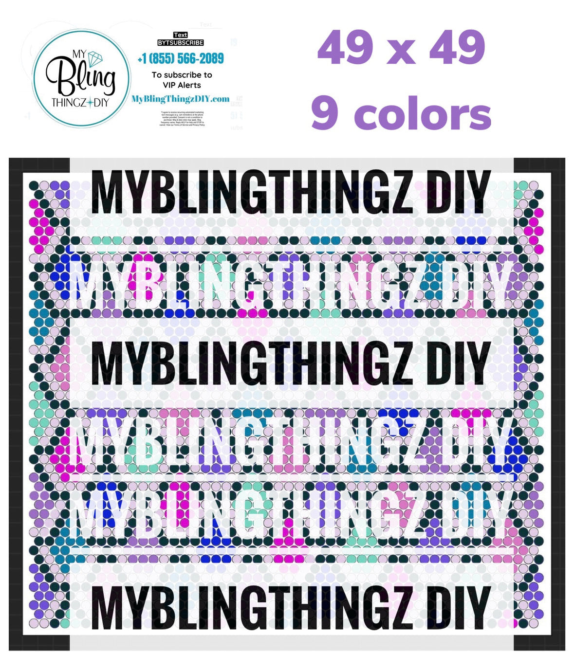 Tumbler Template Bling Box - Mermaid #38