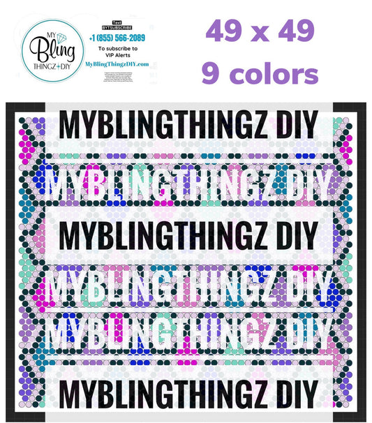 Tumbler Template Bling Box - Mermaid #38