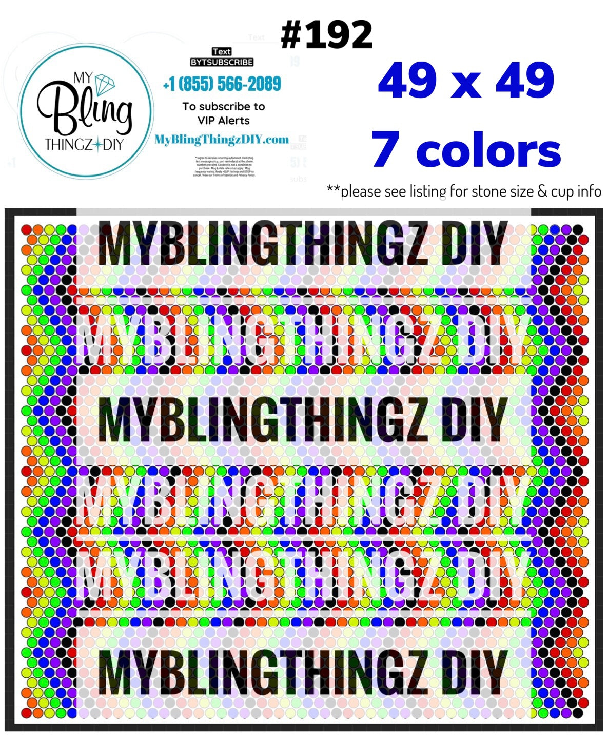 FREE Rhinestone Template No. 192