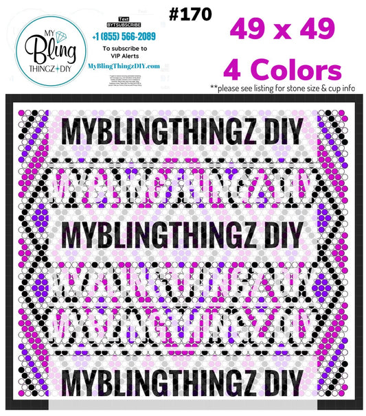 Tumbler Template Bling Box - #170