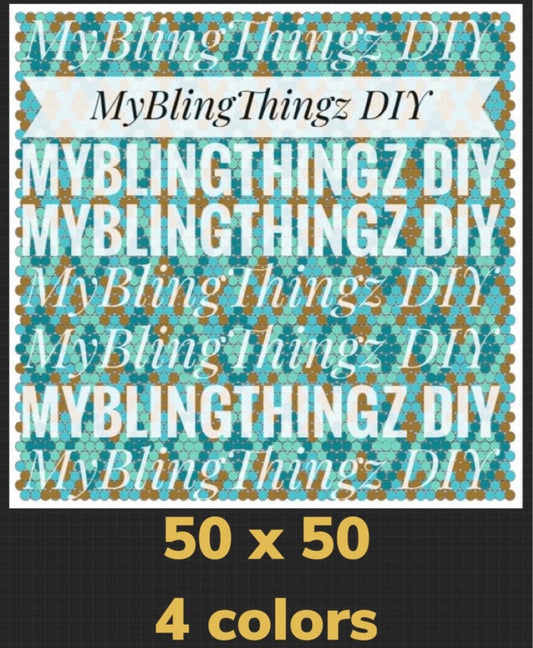 Tumbler Template Bling Box - Calm Waters