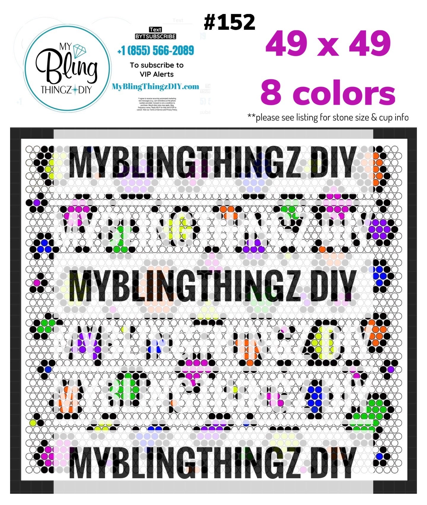 Tumbler Template Bling Box - #152 - Rainbow 🐆