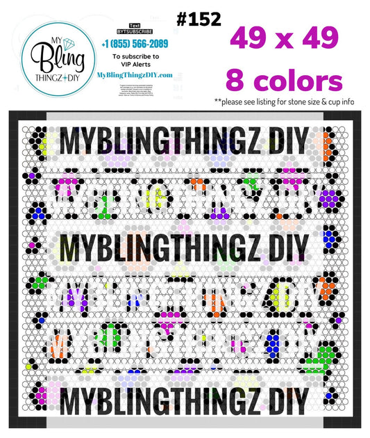 Tumbler Template Bling Box - #152 - Rainbow 🐆