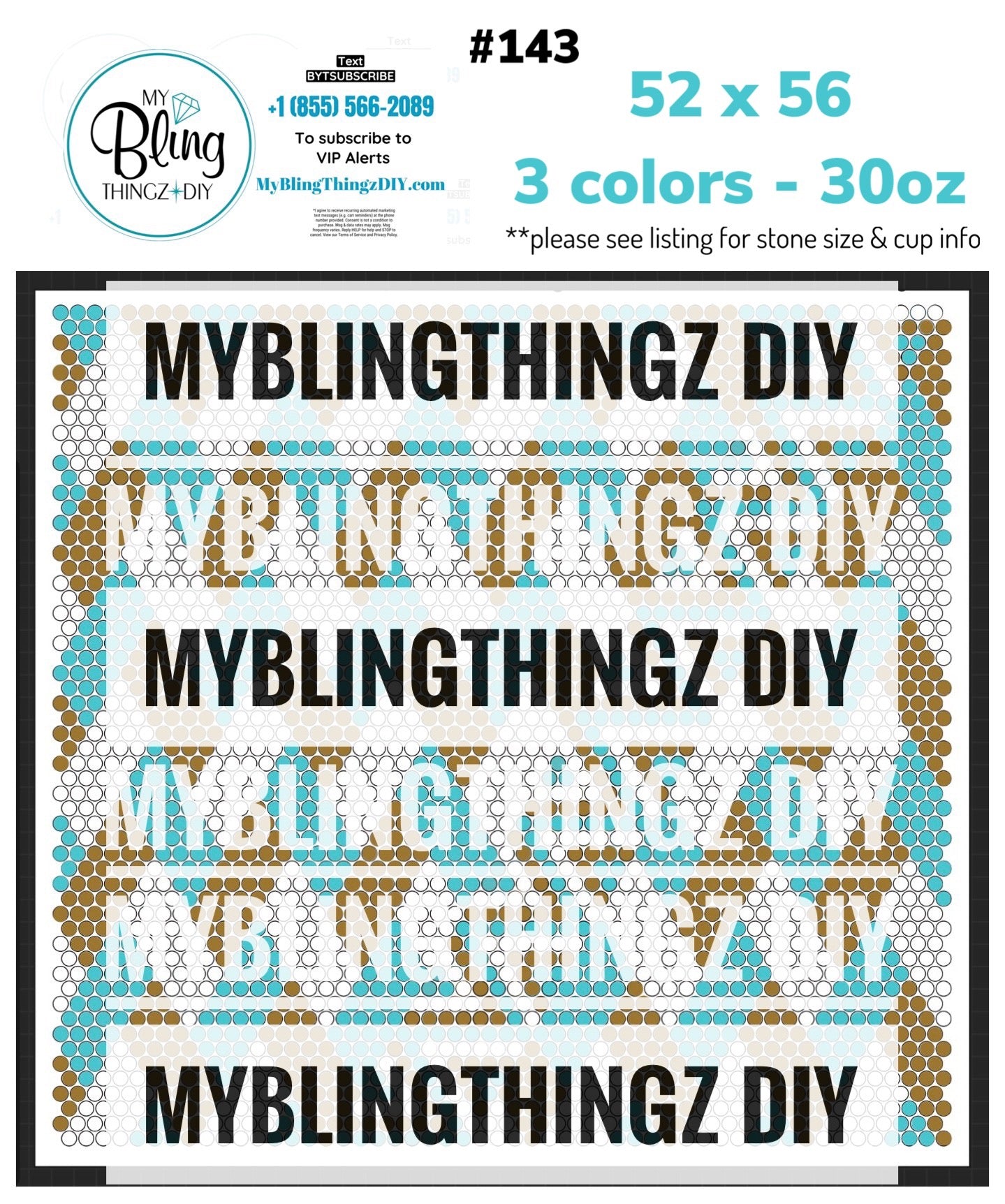 FREE Rhinestone Template No. 143