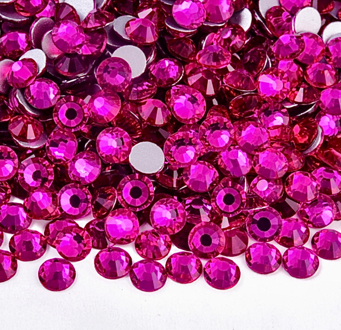 Rose B Glass Crystals