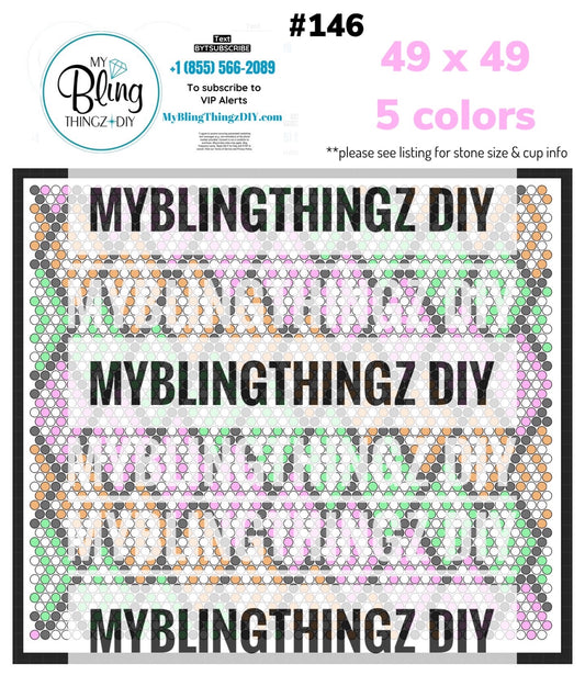 Tumbler Template Bling Box - #146