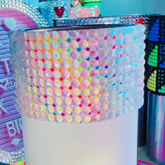 Bling Deluxe Grid Neon Rainbow Swirl Cup Kits