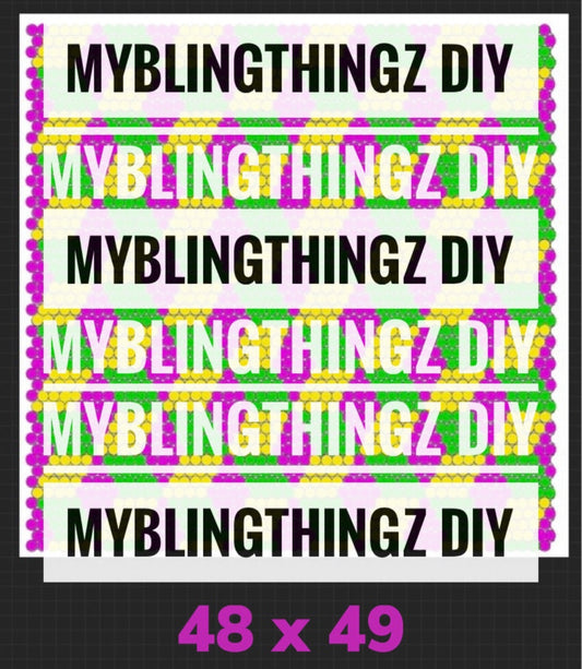 Tumbler Template Bling Box - 3 Color Resin