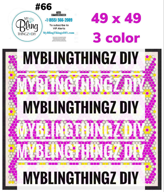 Tumbler Template Bling Box - #66