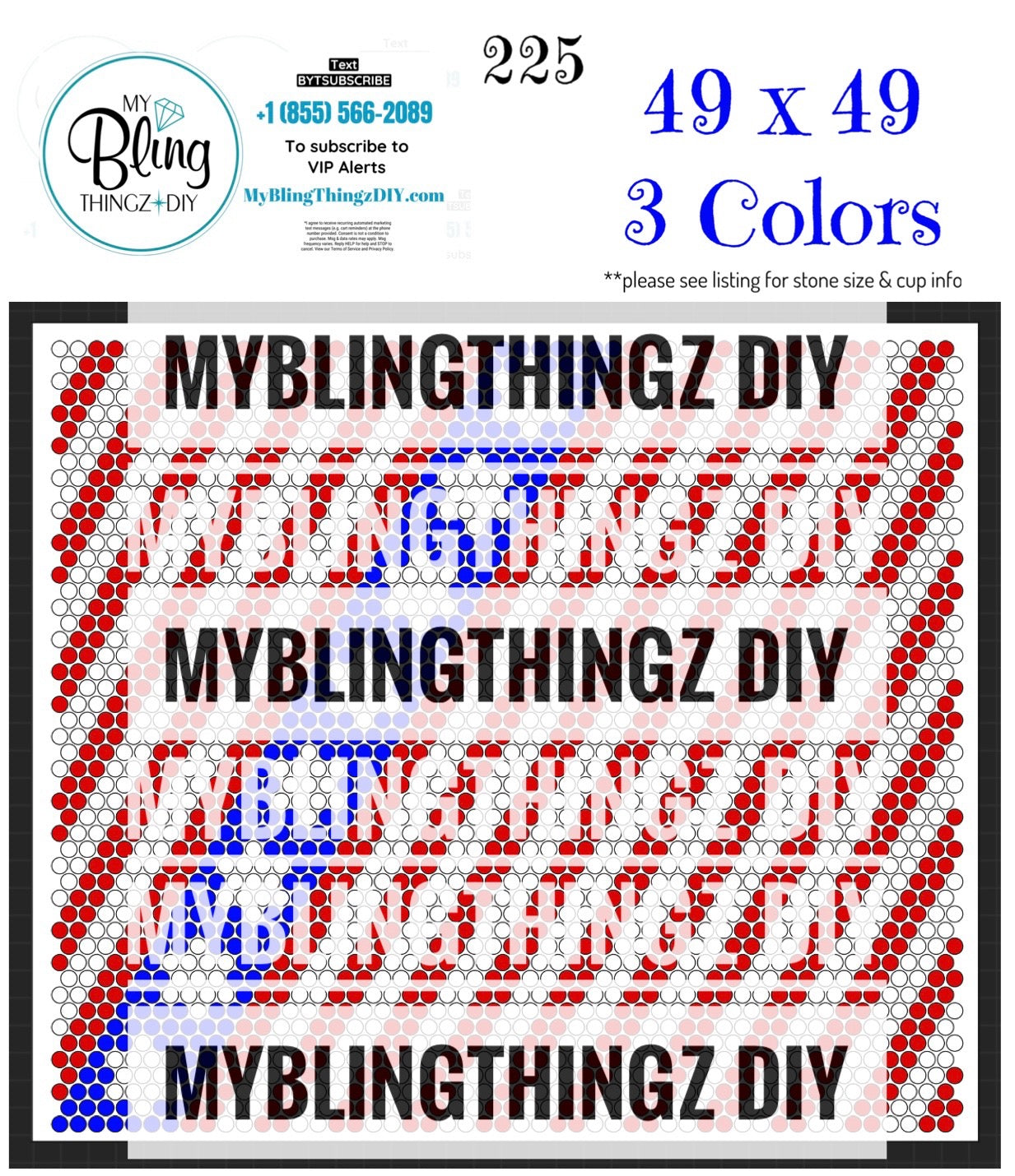 FREE Rhinestone Template No. 225