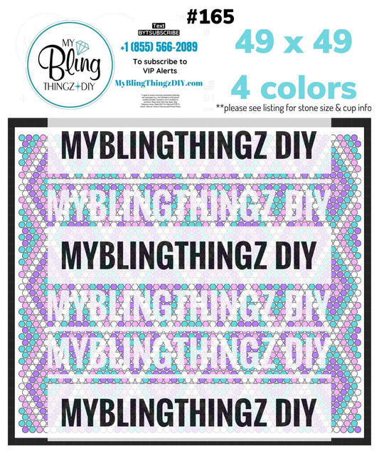 Tumbler Template Bling Box - #165