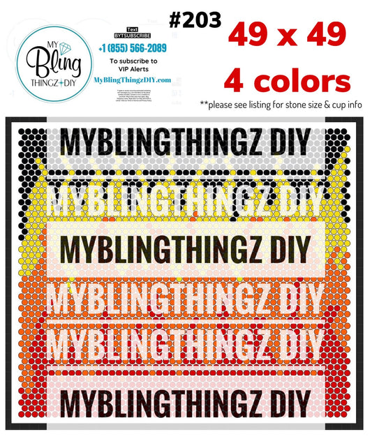 Tumbler Template Bling Box - 203