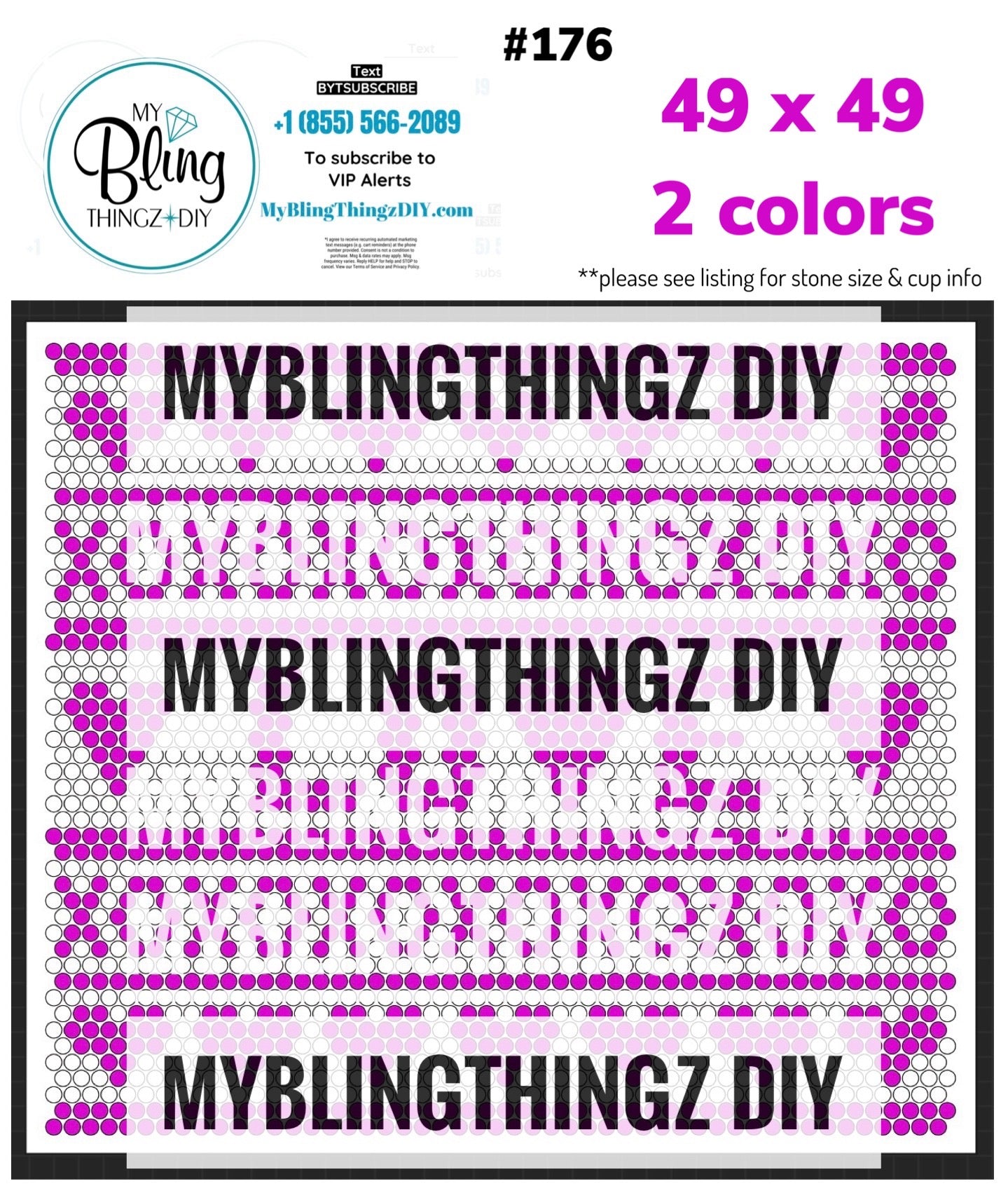 FREE Rhinestone Template No. 176