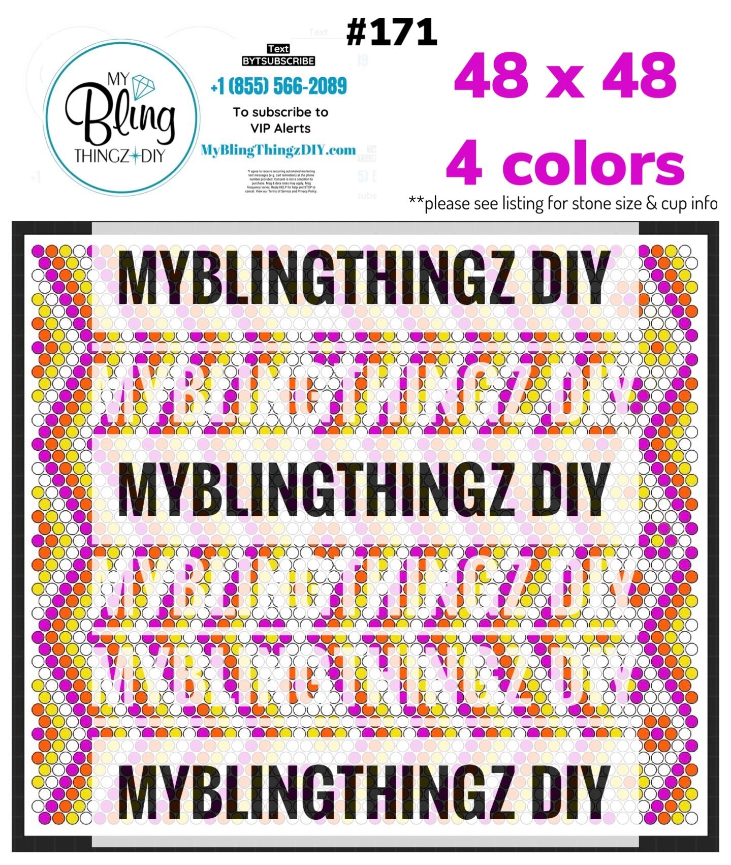 FREE Rhinestone Template No. 171