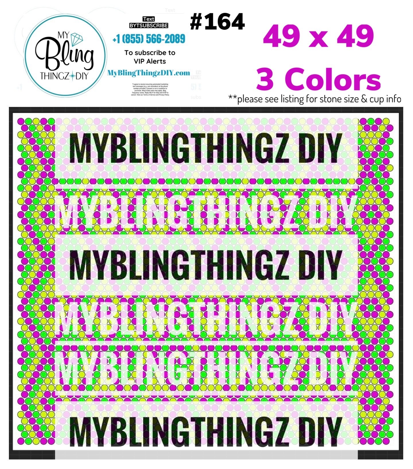 Tumbler Template Bling Box - #164