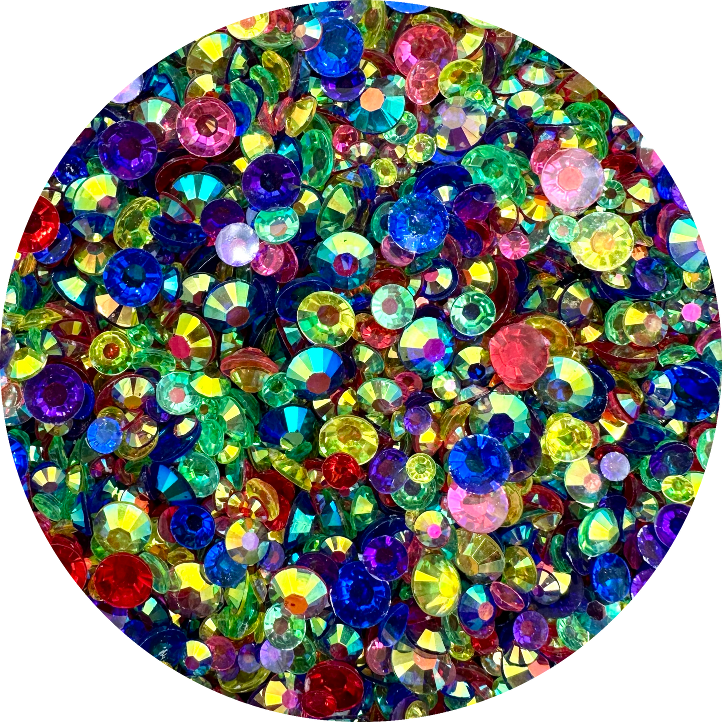 Rainbow Candy Resin Bling Mix by MyBlingThingz DIY