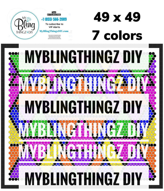 Tumbler Template Bling Box - Stained Glass #20