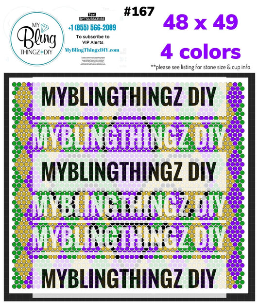 Tumbler Template Bling Box - #167