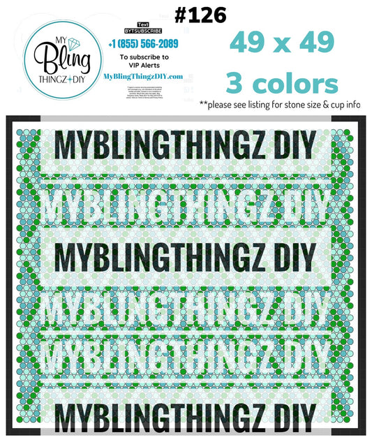 Tumbler Template Bling Box - #126