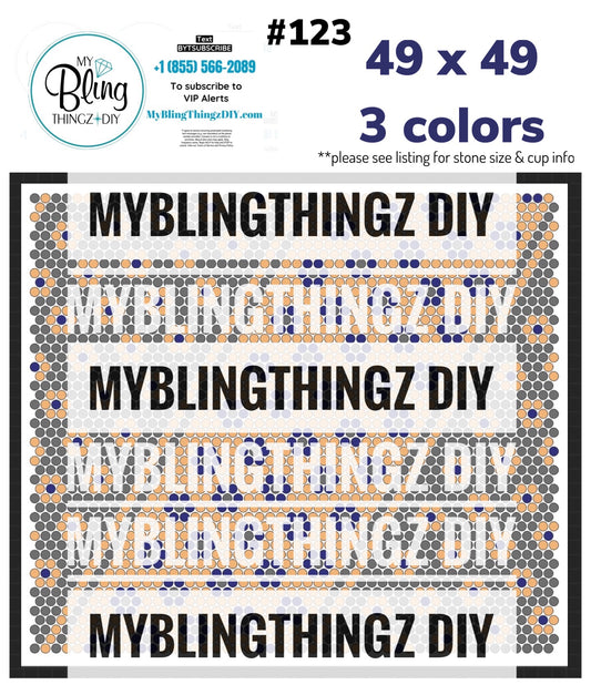 Tumbler Template Bling Box - #123