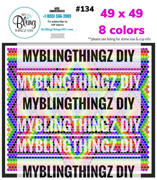 Tumbler Template Bling Box - #134