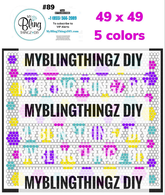 Tumbler Template Bling Box - #89